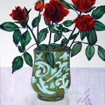 「A small bouquet of…」というタイトルの絵画 Indira Yartsevによって, オリジナルのアートワーク, その他