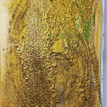 Pittura intitolato "Golden" da Artiste Peintre Ornella, Opera d'arte originale, Olio