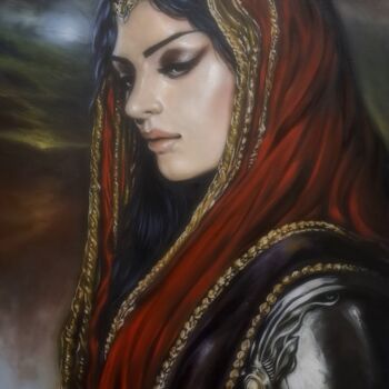 Pintura titulada "Morgana" por Carmelo Fabio D'Antoni, Obra de arte original, Oleo
