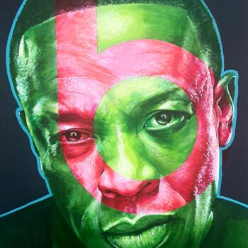 Malerei mit dem Titel "Dr DRE" von Loco Art, Original-Kunstwerk, Acryl