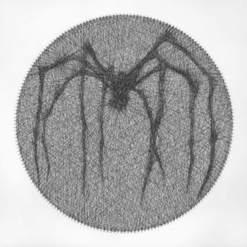 Painting titled "Spider - Louise Bou…" by Andrey Saharov, Original Artwork, Thread