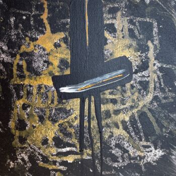 Schilderij getiteld "Abstract painting E…" door Taia Tasman (Arttasmania), Origineel Kunstwerk, Acryl