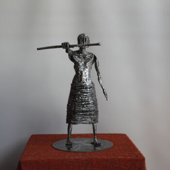 Escultura titulada "Zaqar The Dream God" por Aslan Selçuk Arık, Obra de arte original, Metales
