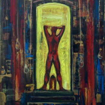 Painting titled "I see my self" by Nathalia Chipilova, Original Artwork, Oil