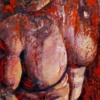 Painting titled "David" by Nathalia Chipilova, Original Artwork, Oil