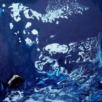 Painting titled "Thalassa 8 (50x50 c…" by Nathalia Chipilova, Original Artwork, Oil