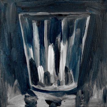 Peinture intitulée "Verre d'eau 24" par Nathalia Chipilova, Œuvre d'art originale, Huile