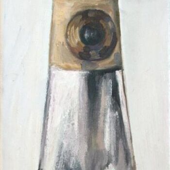 Painting titled "Tube de peinture" by Nathalia Chipilova, Original Artwork, Acrylic