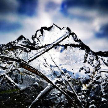 Fotografia intitulada "Montagne de glace" por Audrey Chaa, Obras de arte originais, Fotografia Não Manipulada