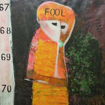 Painting titled "fool" by Autres Artistes, Original Artwork, Oil