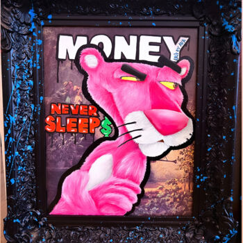 Ζωγραφική με τίτλο "„Money Never Sleeps…" από Ava Moazen (ArtByAva), Αυθεντικά έργα τέχνης, Λάδι