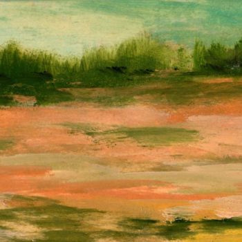 Картина под названием "Desert Landscape. П…" - Владимир Абаимов, Подлинное произведение искусства, Масло
