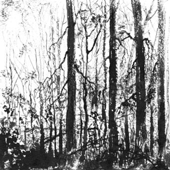 「Leaving the Forest…」というタイトルの描画 Владимир Абаимовによって, オリジナルのアートワーク, インク