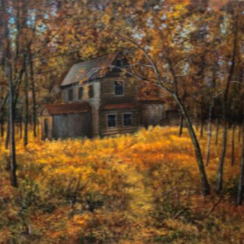 绘画 标题为“The Abandoned House…” 由Владимир Абаимов, 原创艺术品, 油