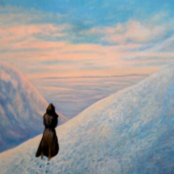 Pintura titulada "Still A Long Way To…" por Vladimir Abaimov, Obra de arte original, Oleo