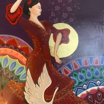 Peinture intitulée "Let;s Danse" par Azad Rustamov, Œuvre d'art originale, Acrylique Monté sur Châssis en bois