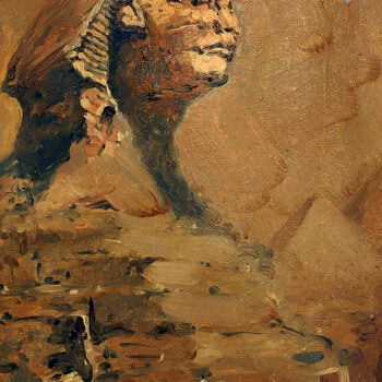 Pittura intitolato "Egypt" da Azat Myradov, Opera d'arte originale, Olio
