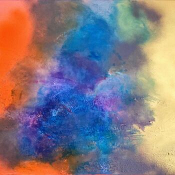 Pittura intitolato "Sky Variation" da Veronika Holiencin, Opera d'arte originale, Acrilico