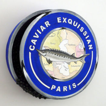 Escultura titulada "Caviar Exquissian" por Philippe Balayn, Obra de arte original