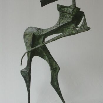 Sculpture titled "Bronzetto" by Orazio Barbagallo, Original Artwork