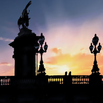 Photographie intitulée "Pont Alexandre" par René Barranco, Œuvre d'art originale