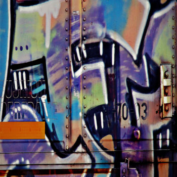 Photographie intitulée "Funky Box Car" par Bavosi Photoart, Œuvre d'art originale, Photographie numérique