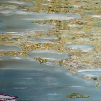 Painting titled "Marée basse" by Benedicte De Crépy Dubarry, Original Artwork, Oil