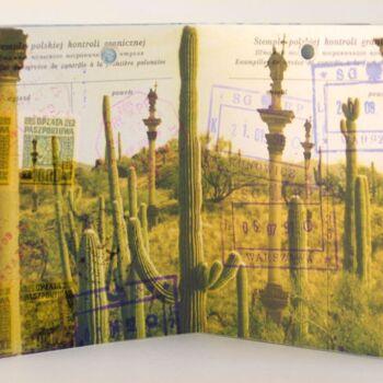 Digitale Kunst getiteld "Book 81e, Paszport" door Beata Wehr, Origineel Kunstwerk