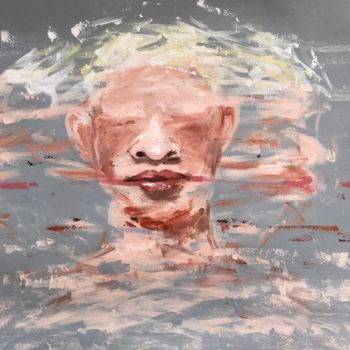 Peinture intitulée "Albinism 02" par Bechti, Œuvre d'art originale