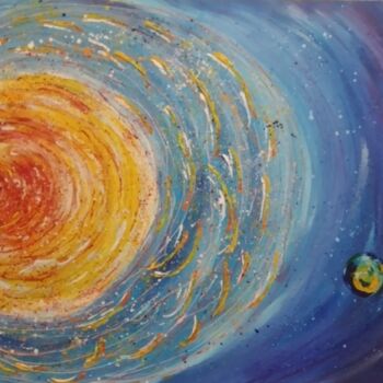 Pintura titulada "Моё солнце" por Bella Metreveli, Obra de arte original, Acrílico