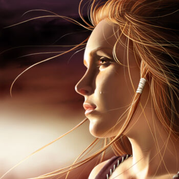 Digital Arts titled "The sun consolation" by Benjamin Friess, Original Artwork, Digital Painting