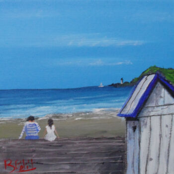 Painting titled "Cabine de bord de m…" by Benjamin Petit, Original Artwork, Acrylic