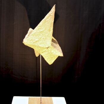 Sculpture titled "Espoir" by Benoît Saison, Original Artwork, Paper