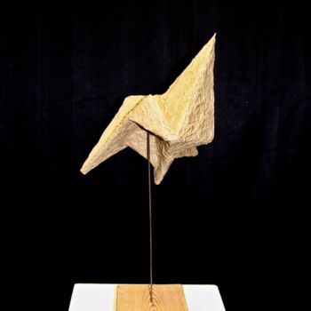 Sculpture titled "Espoir" by Benoît Saison, Original Artwork, Paper