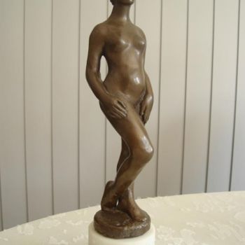 Sculpture titled "Meryet Nit" by Berendina De Ruiter, Original Artwork, Metals
