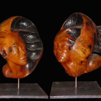 Sculpture titled "Océanne" by Bernard Chopin, Original Artwork