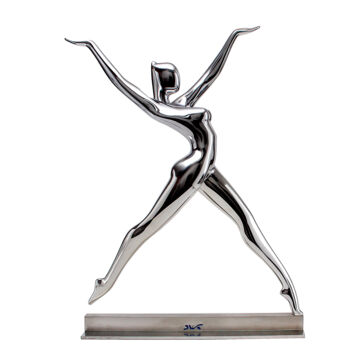 Sculpture titled "Miss X" by Bernard Rives, Original Artwork, Resin