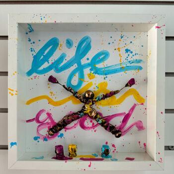"Life is good neon 0…" başlıklı Tablo Bernard Saint-Maxent tarafından, Orijinal sanat, Akrilik Karton üzerine monte edilmiş