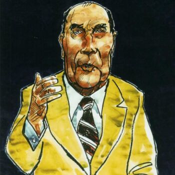 제목이 "Francois Mitterrand…"인 미술작품 Bertrand Daullé로, 원작, 기름