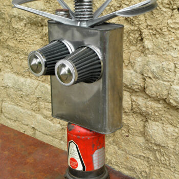 Sculpture titled "Star SEXY" by Bertrand Gregoire, Original Artwork, Aluminium