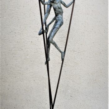 雕塑 标题为“tension” 由Betty Hanns, 原创艺术品, 金属