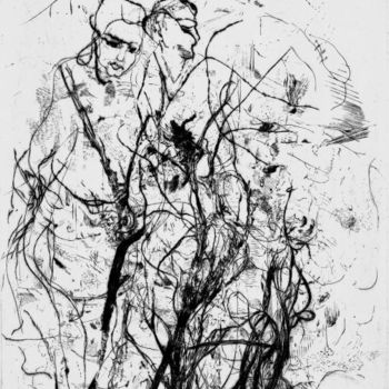 Drawing titled ""Mémoire de Rêve" -…" by Abol, Original Artwork