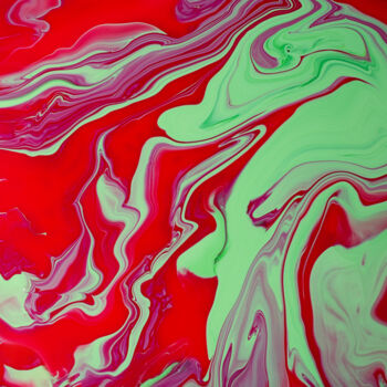 Photography titled "Multicolored fluid…" by Bidzilia, Original Artwork, Digital Photography