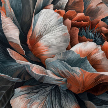 Digitale Kunst mit dem Titel "Grungy Textured Art" von Bilge Paksoylu, Original-Kunstwerk, KI-generiertes Bild