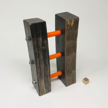 Escultura intitulada "Ladder" por Bill Enck, Obras de arte originais, Plástico