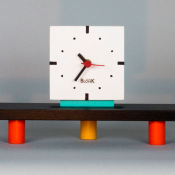 Design intitulée "BlonK ClocK H1" par Johannes Blonk, Œuvre d'art originale, Art de la table