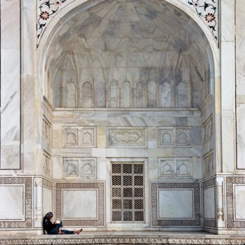 제목이 "Taj Mahal. №1. India"인 사진 Boris Davidovich로, 원작, 디지털
