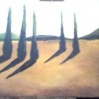 Картина под названием "Landscape" - Bobbie, Подлинное произведение искусства