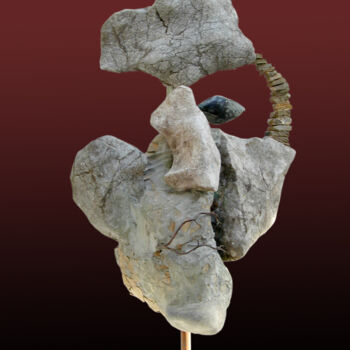 Rzeźba zatytułowany „loneliness” autorstwa Boris Sarikov, Oryginalna praca, Kamień