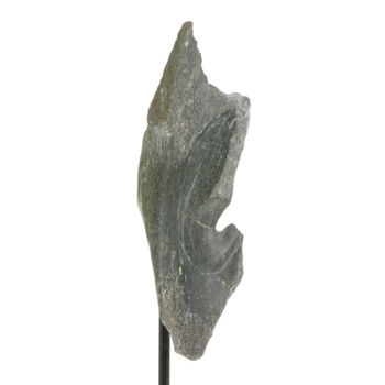 Sculptuur getiteld "Une oreille affûtée" door Greensleeves, Origineel Kunstwerk, Steen